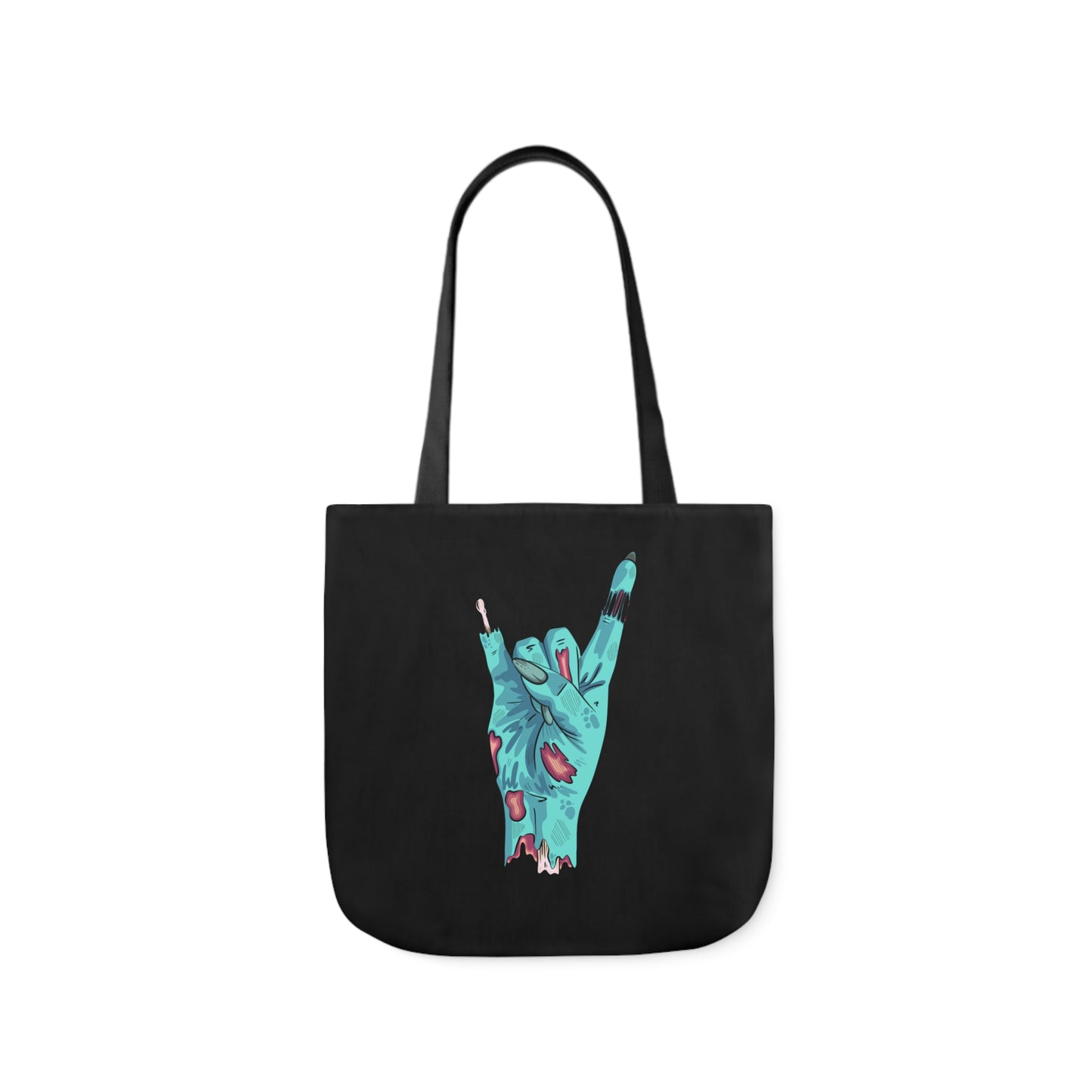 Cars of the Macabre Zombie Rock Canvas Tote Bag