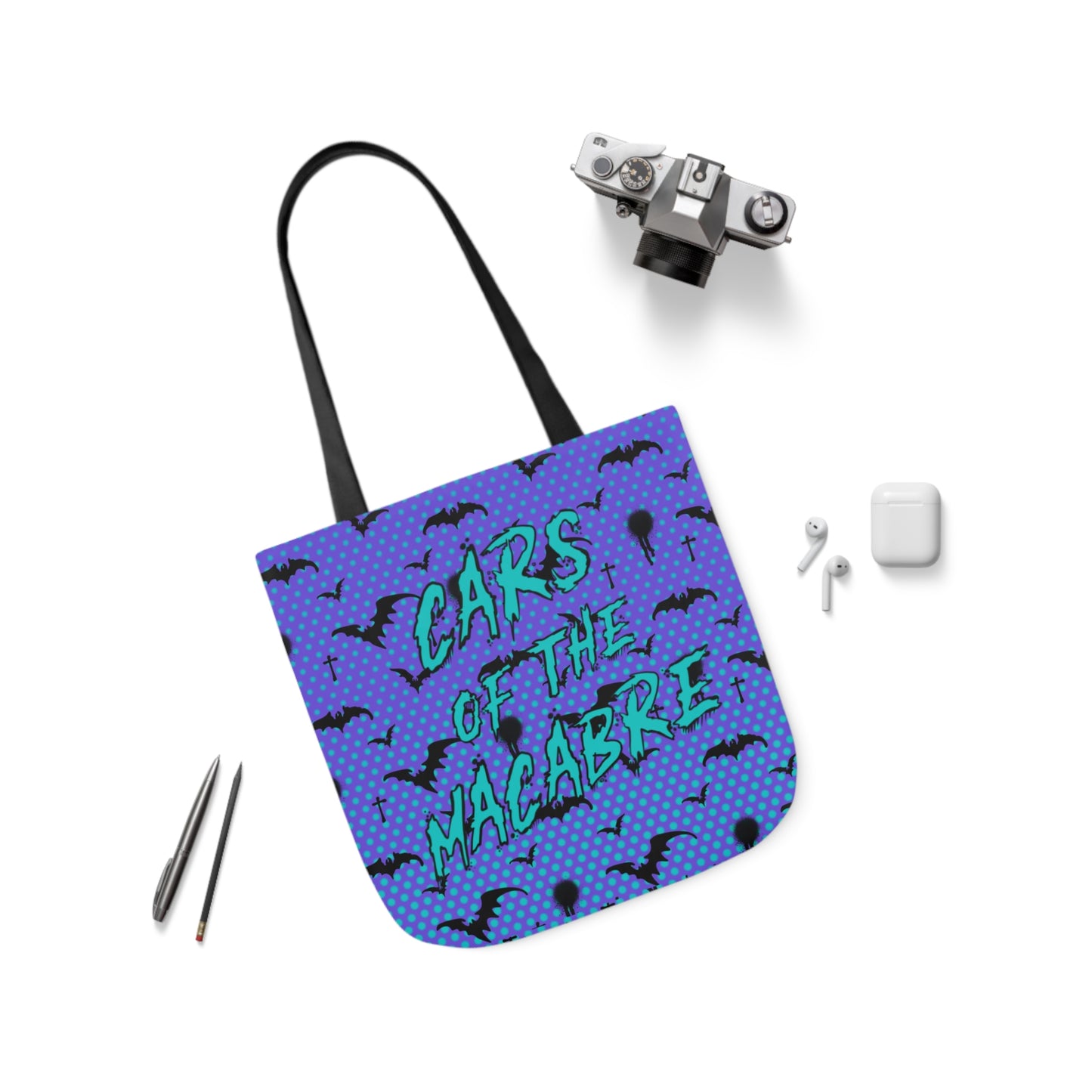 Cars of the Macabre Canvas Tote Bag